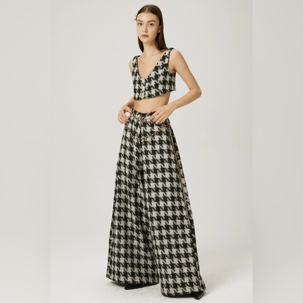 BRAND NEW MILLA TWEED WIDE LEG PANTS - matching top sold separately